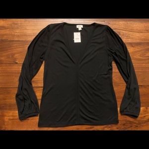 NEW WITH TAGS Women’s J. Crew black top size Small